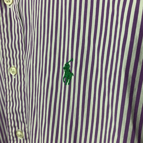 Ralph Lauren Men’s Classic Fit Striped Button Down - Picture 2 of 4